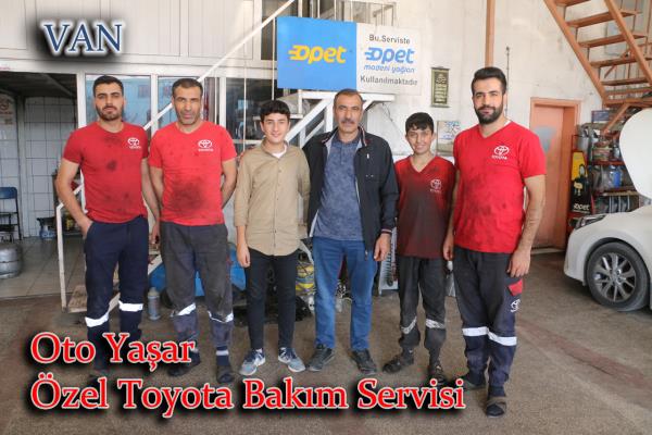 Oto Yaşar Özel Toyota Bakım Servisi Yaşar Bayda / Van